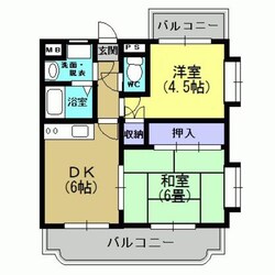 エクセル桜ヶ丘の物件間取画像